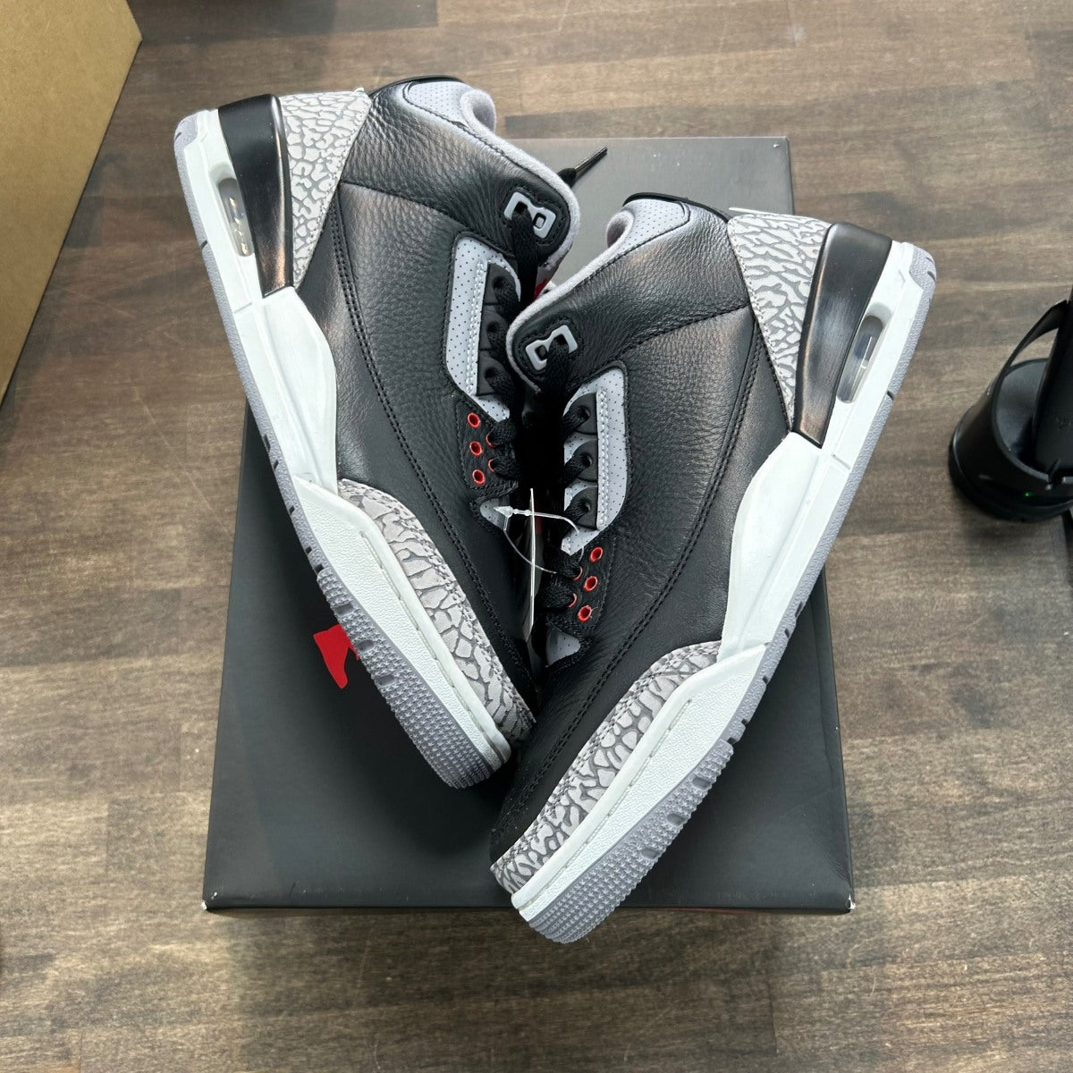 Jordan 3 Retro OG Black Cement (2024) Size 9.5 (Pre-Owned) - Image 1