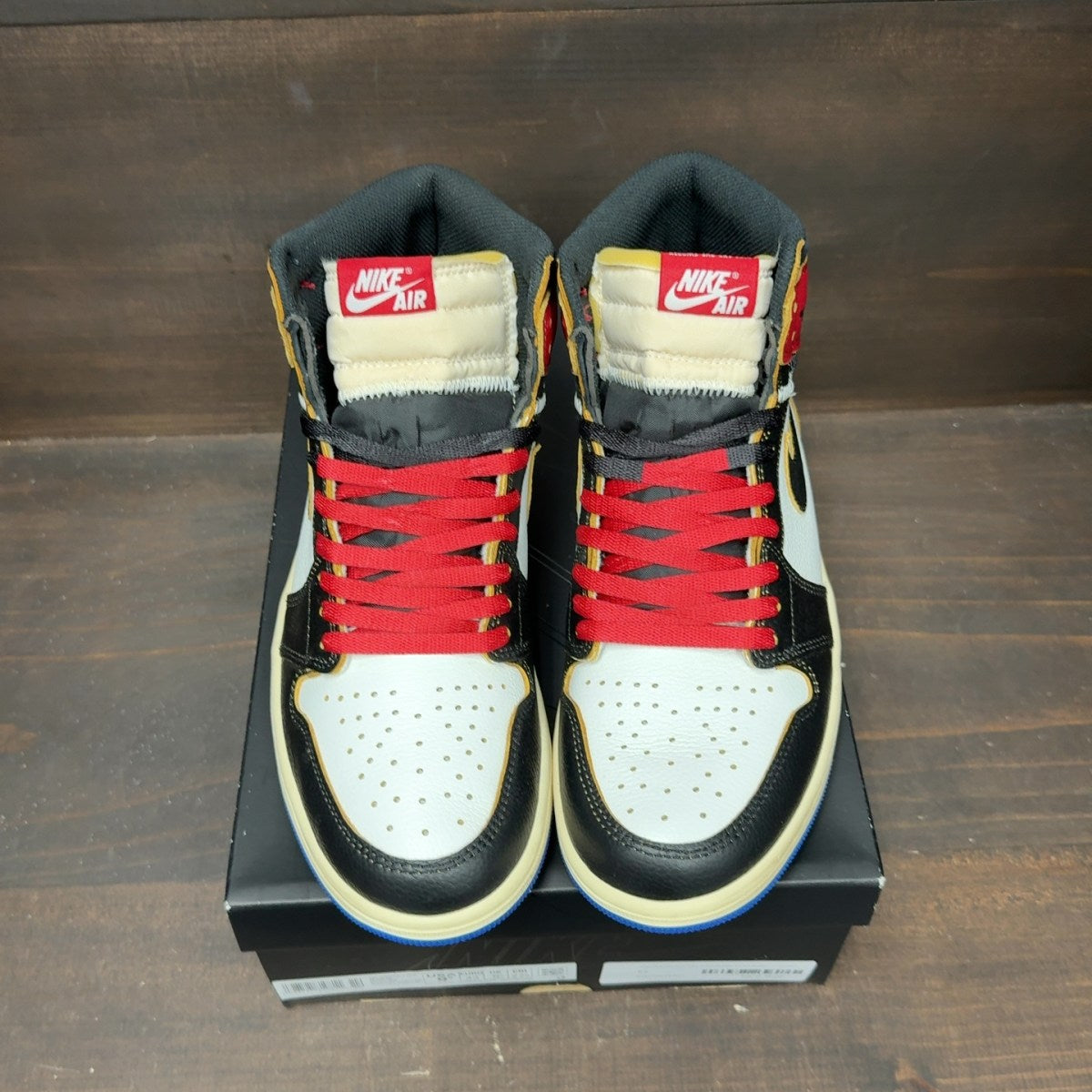 Jordan 1 Retro High OG SP Fragment x Union LA Varsity Red Sport Royal - Image 3