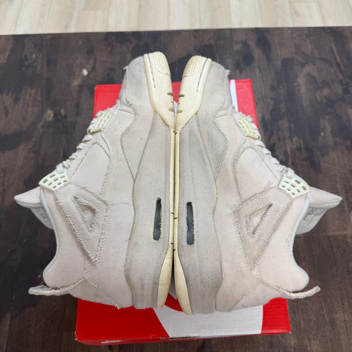 Jordan 4 Retro Blank Canvas (Women's) Size 10.5W (Pre-Owned) - Image 4