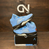 Jordan 5 Retro UNC University Blue Size 8.5 (Pre-Owned)