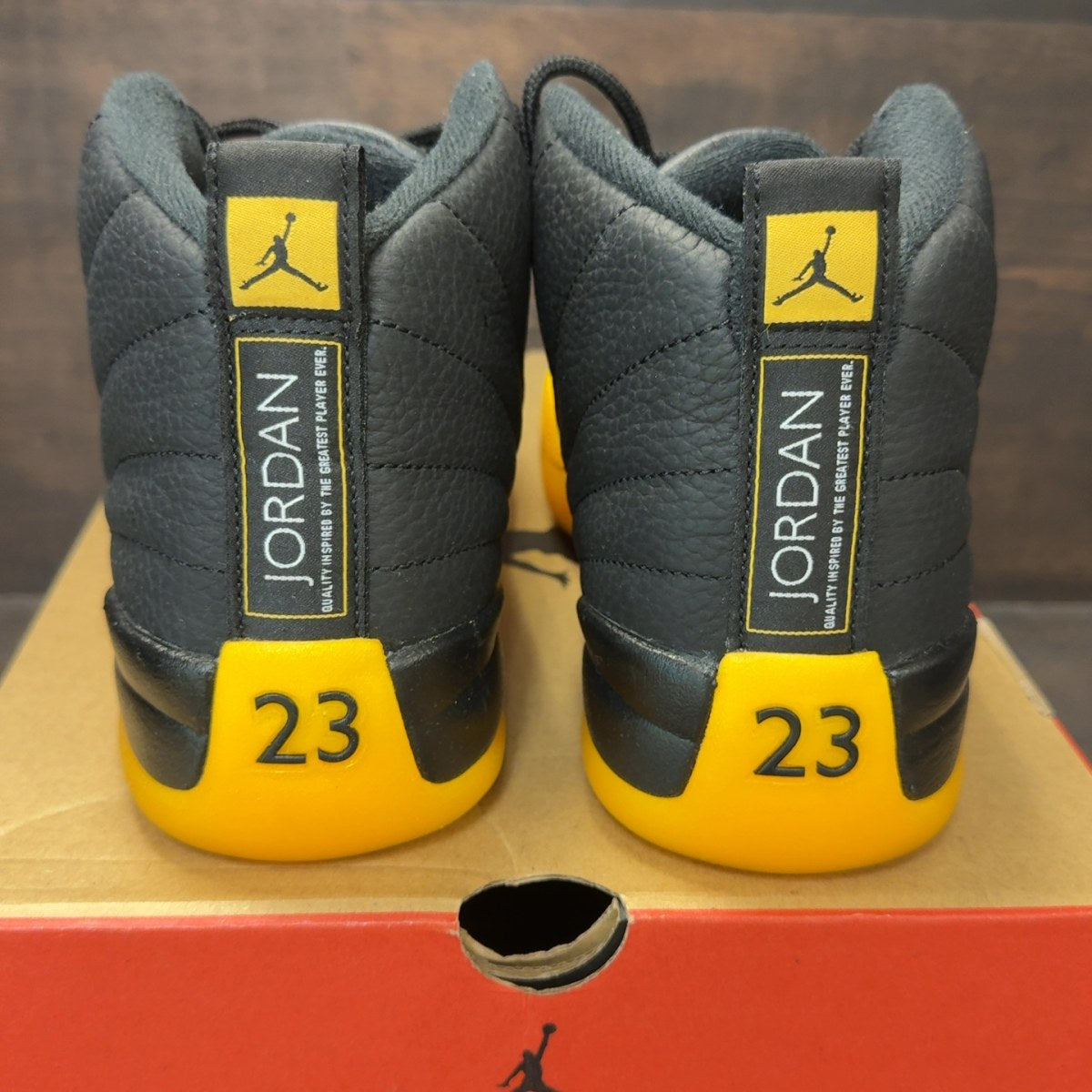 Jordan 12 Retro Black University Gold - Image 5