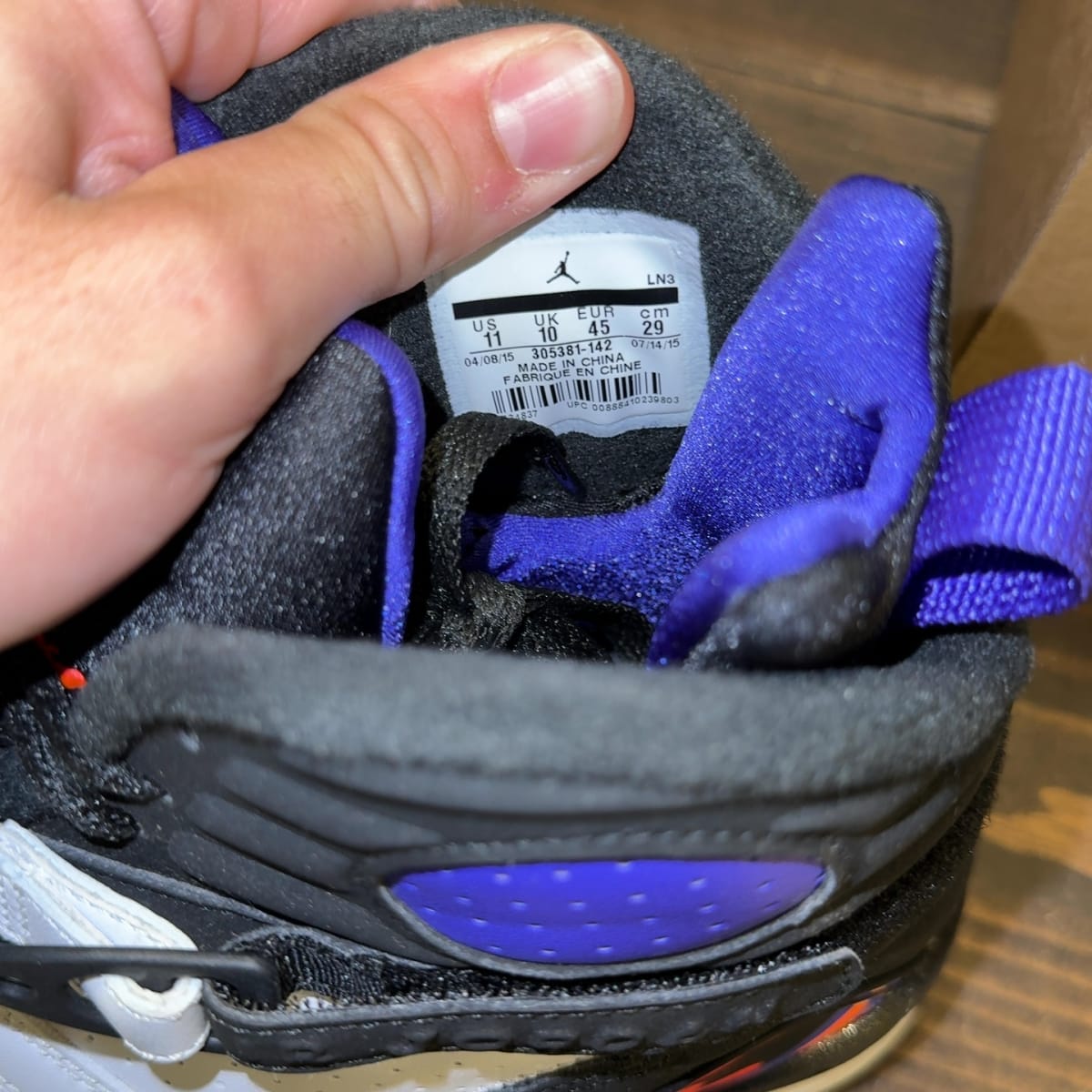 Jordan 8 Retro Three Peat Size 11 (Pre-Owned) - aux