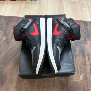 Jordan 1 High FlyEase Black Gym Red Smoke Grey - Image 3
