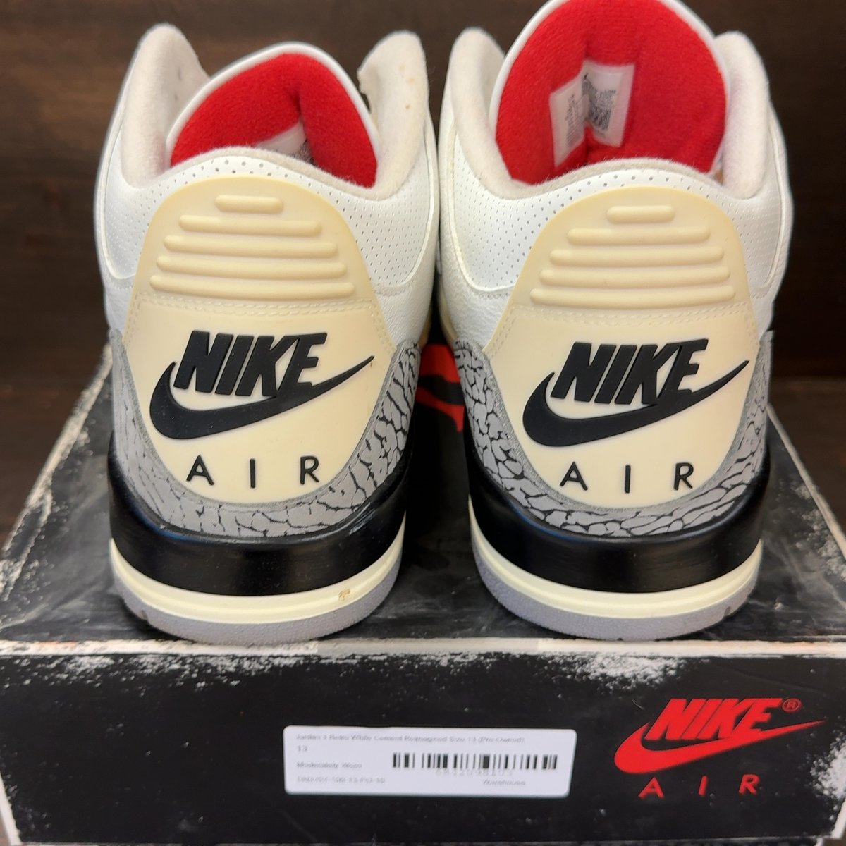 Jordan 3 Retro White Cement Reimagined Size 13 (Pre-Owned) - aux