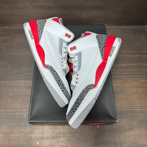Jordan 3 Retro Fire Red (2022) Size 10.5 (Pre-Owned)
