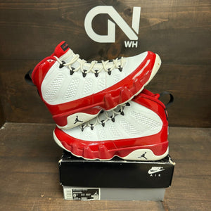 Jordan 9 Retro White Gym Red - Image 1