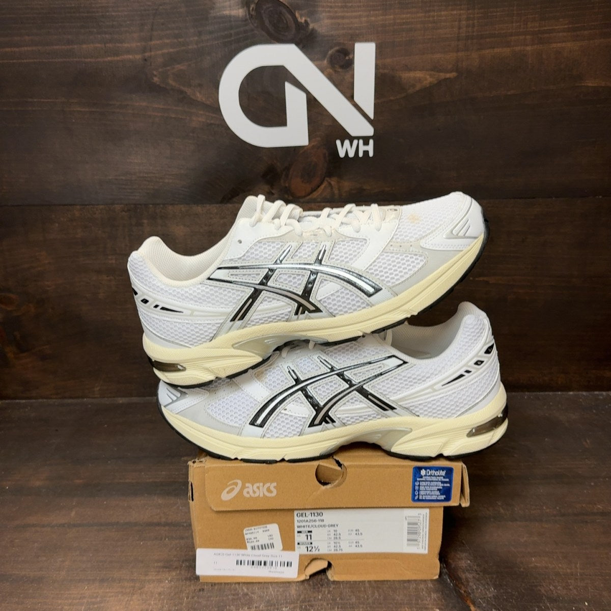 ASICS Gel-1130 White Cloud Grey - Image 1