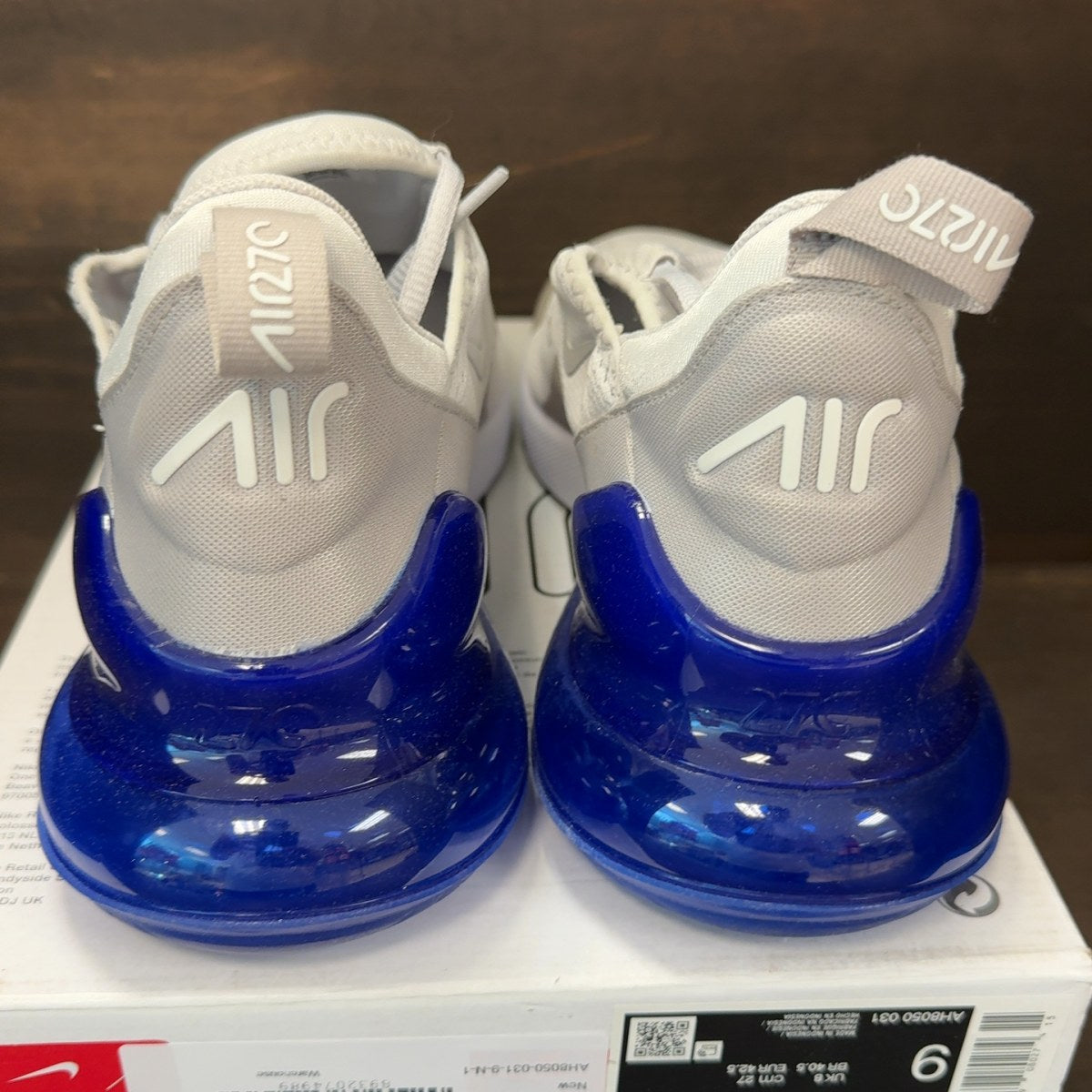 Nike Air Max 270 Vast Grey Racer Blue - Image 5