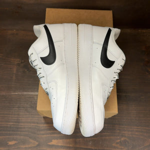 Nike Air Force 1 Low Supreme White Black Size 12 (Pre-Owned) - Image 4