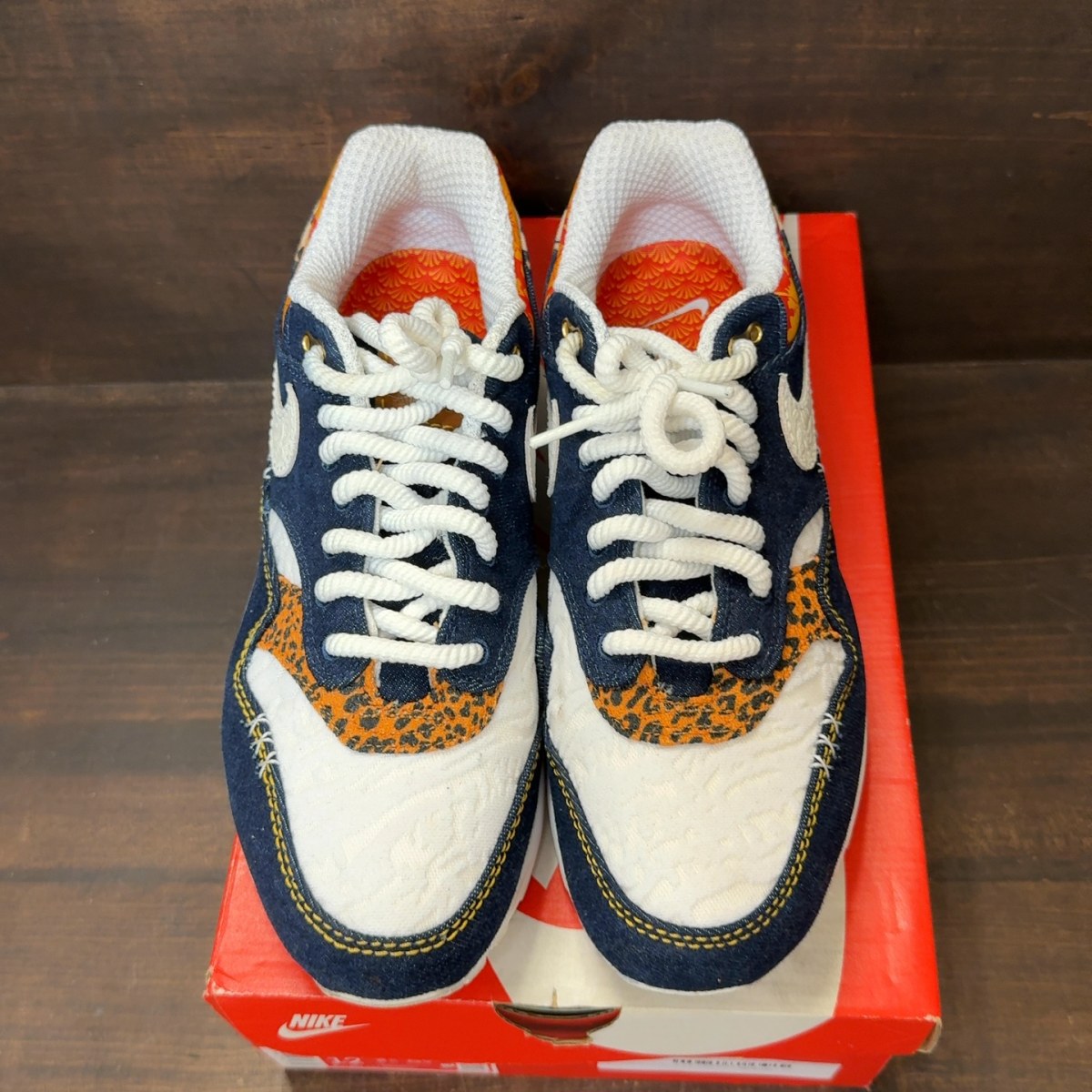 Nike Air Max 1 Premium Denim Leopard - Image 3