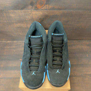 Jordan 14 Retro Black University Blue (2026) Size 10 (Pre-Owned) - Image 3