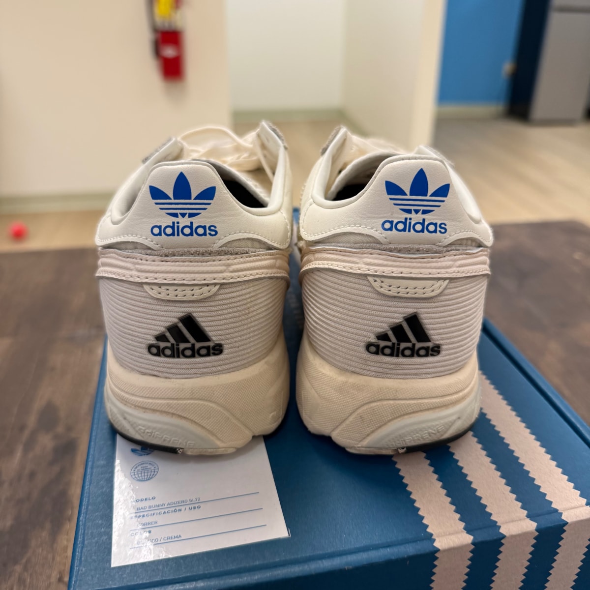 adidas Adizero SL 72 Bad Bunny Off White Size 8.5 (Pre-Owned) - Image 3
