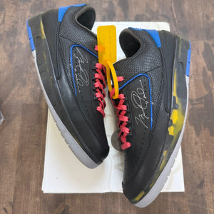 Jordan 2 Retro Low SP Off-White Black Blue - Image 1