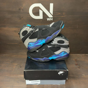 Jordan 8 Retro Aqua (2025) Size 10 (Pre-Owned) - front