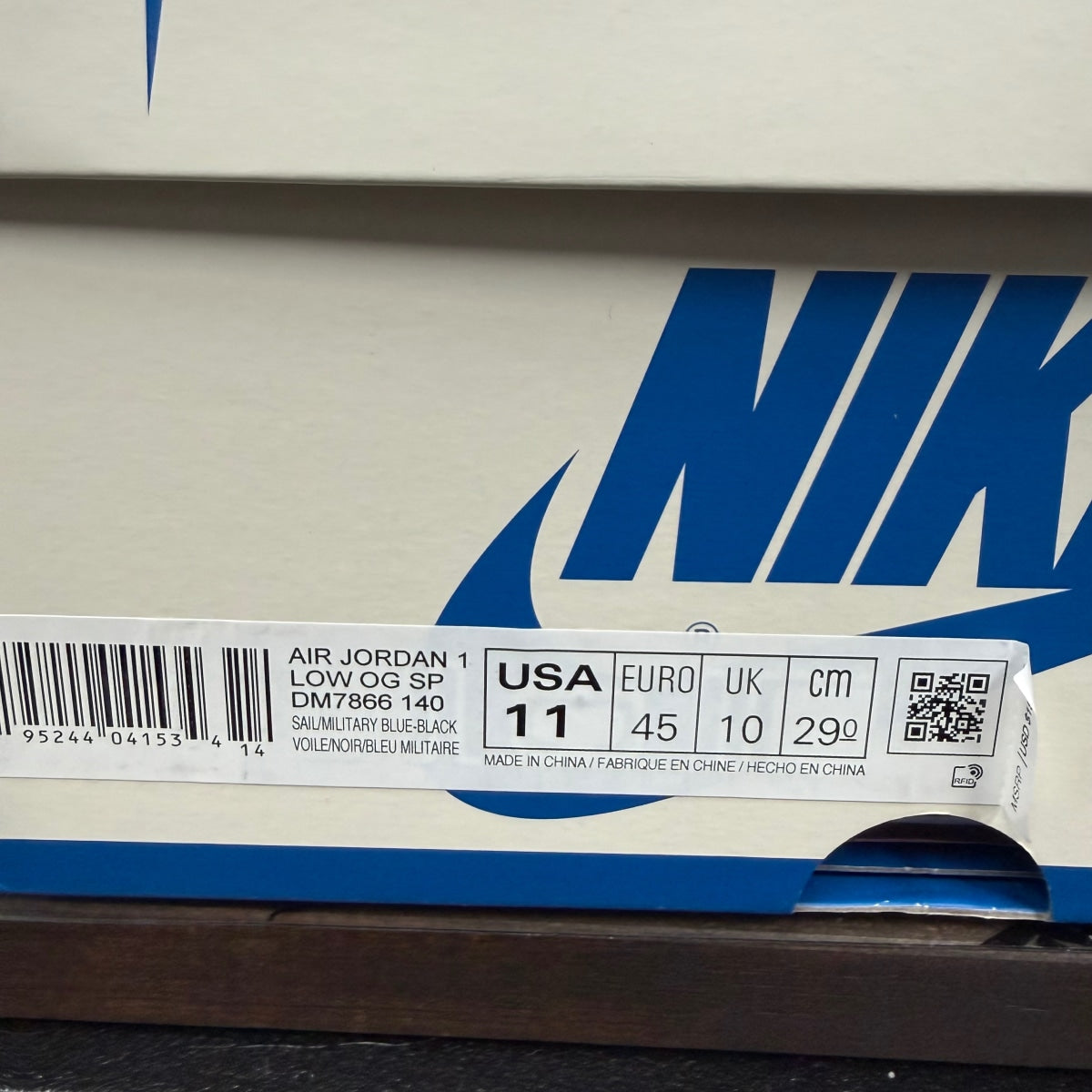 Jordan 1 Retro Low OG SP Fragment x Travis Scott Size 11 (Pre-Owned) - Image 7