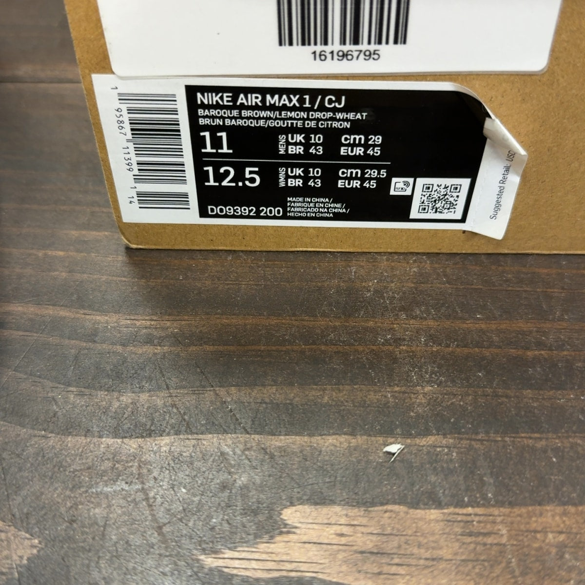 Nike Air Max 1 Travis Scott Cactus Jack Baroque Brown - Image 8