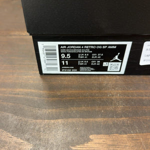 Jordan 4 Retro SP A Ma Maniére Dark Mocha Size 9.5 (Pre-Owned) - aux