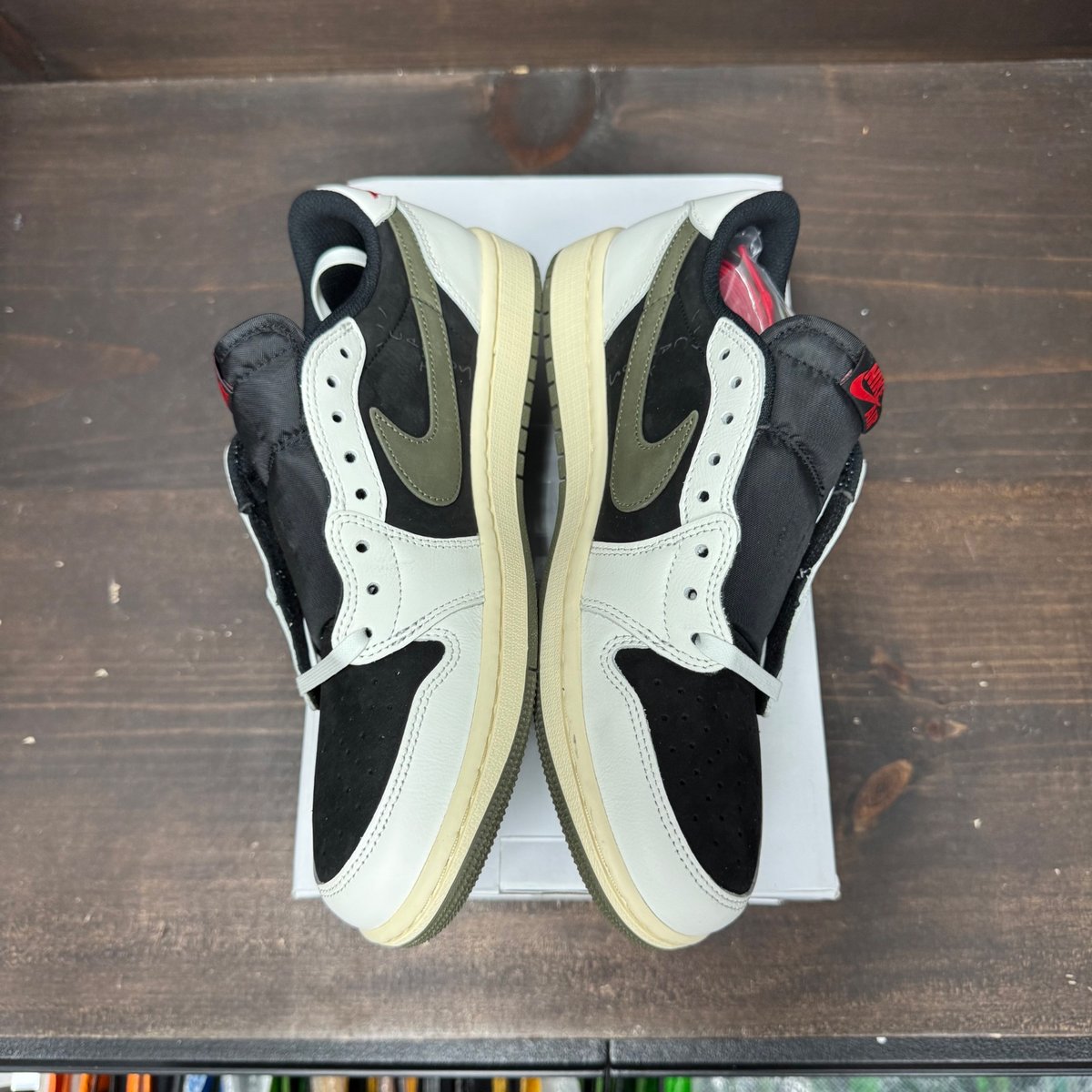 Jordan 1 Retro Low OG SP Travis Scott Olive (Women's) Size 10W - sole