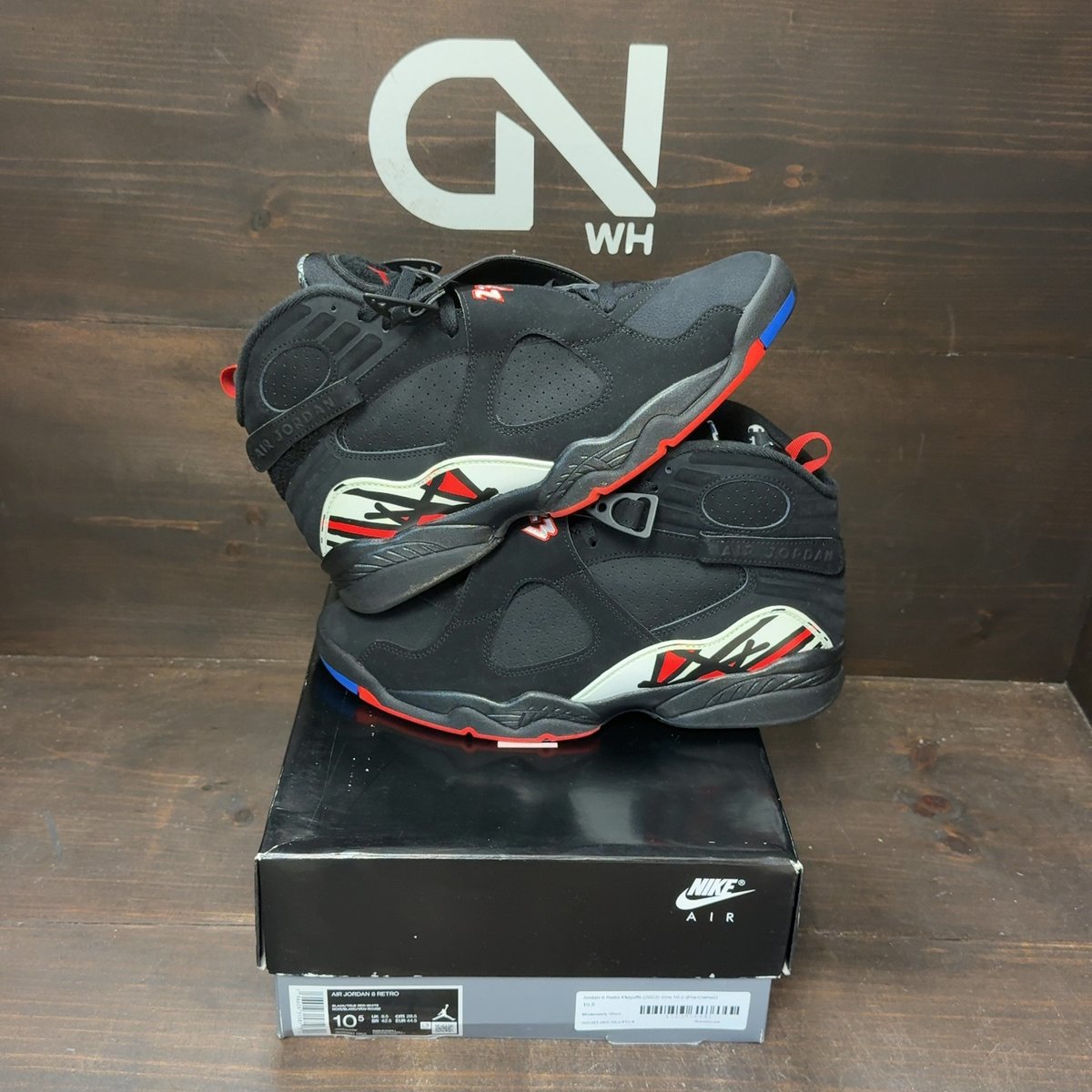 Jordan 8 Retro Playoffs (2023) Size 10.5 (Pre-Owned) - front