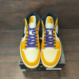 Jordan 1 Mid SE Lakers - Image 3