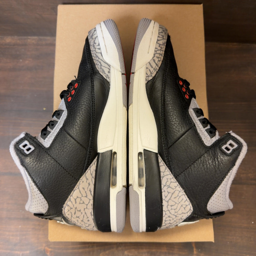 Jordan 3 Retro Black Cement (2024) (GS) Size 5.5Y (Pre-Owned) - Image 5