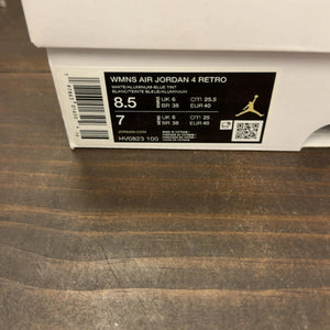 Jordan 4 Retro Forget Me Not (Women's) - Image 9
