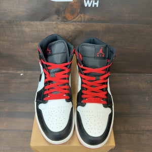 Jordan 1 Mid Gym Red Black Toe Size 12.5 (Pre-Owned) - Image 3