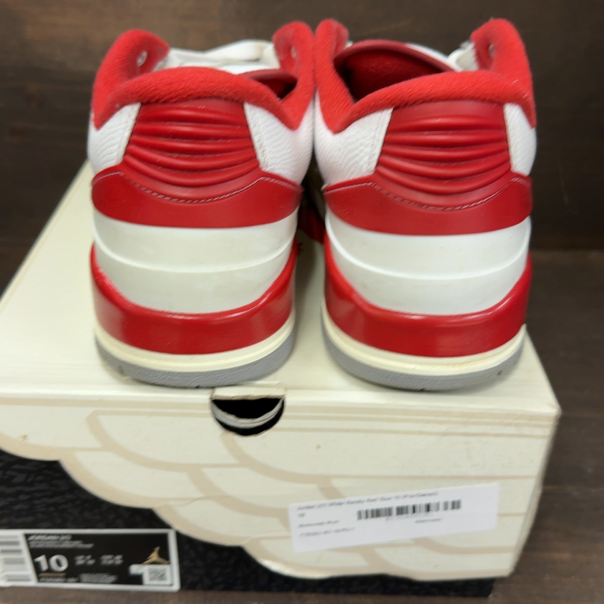 Jordan 2/3 White Varsity Red - Image 5
