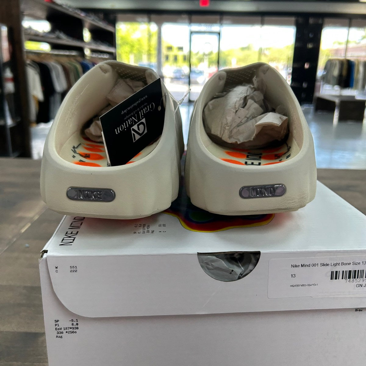 Nike Mind 001 Slide Light Bone Size 13 (Pre-Owned) - Image 4
