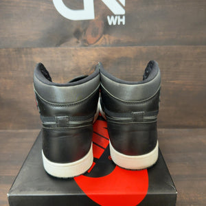 Jordan 1 Retro High Black Satin Gym Red - Image 4