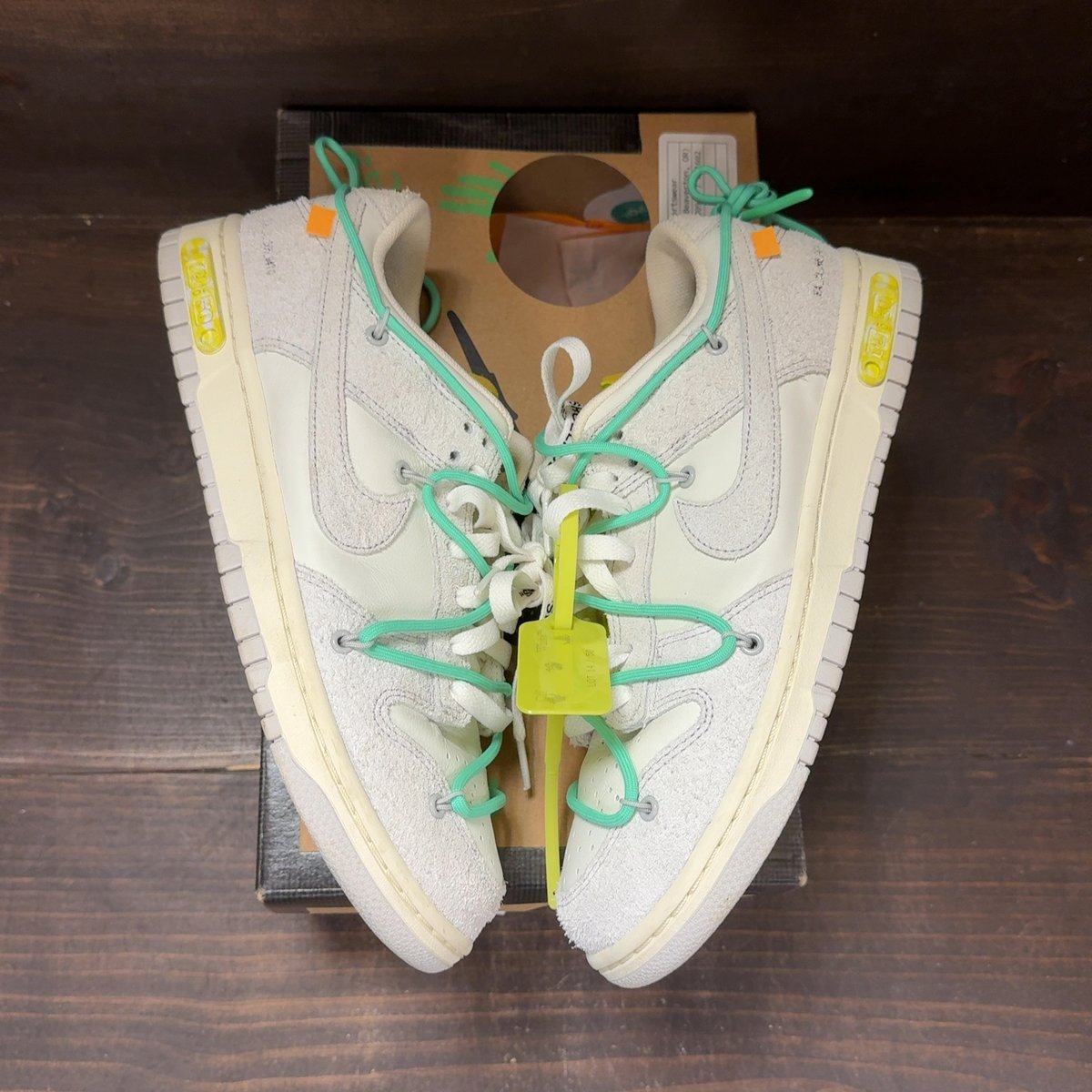 Nike Dunk Low Off-White Lot 14 Size 9 (Pre-Owned) - back