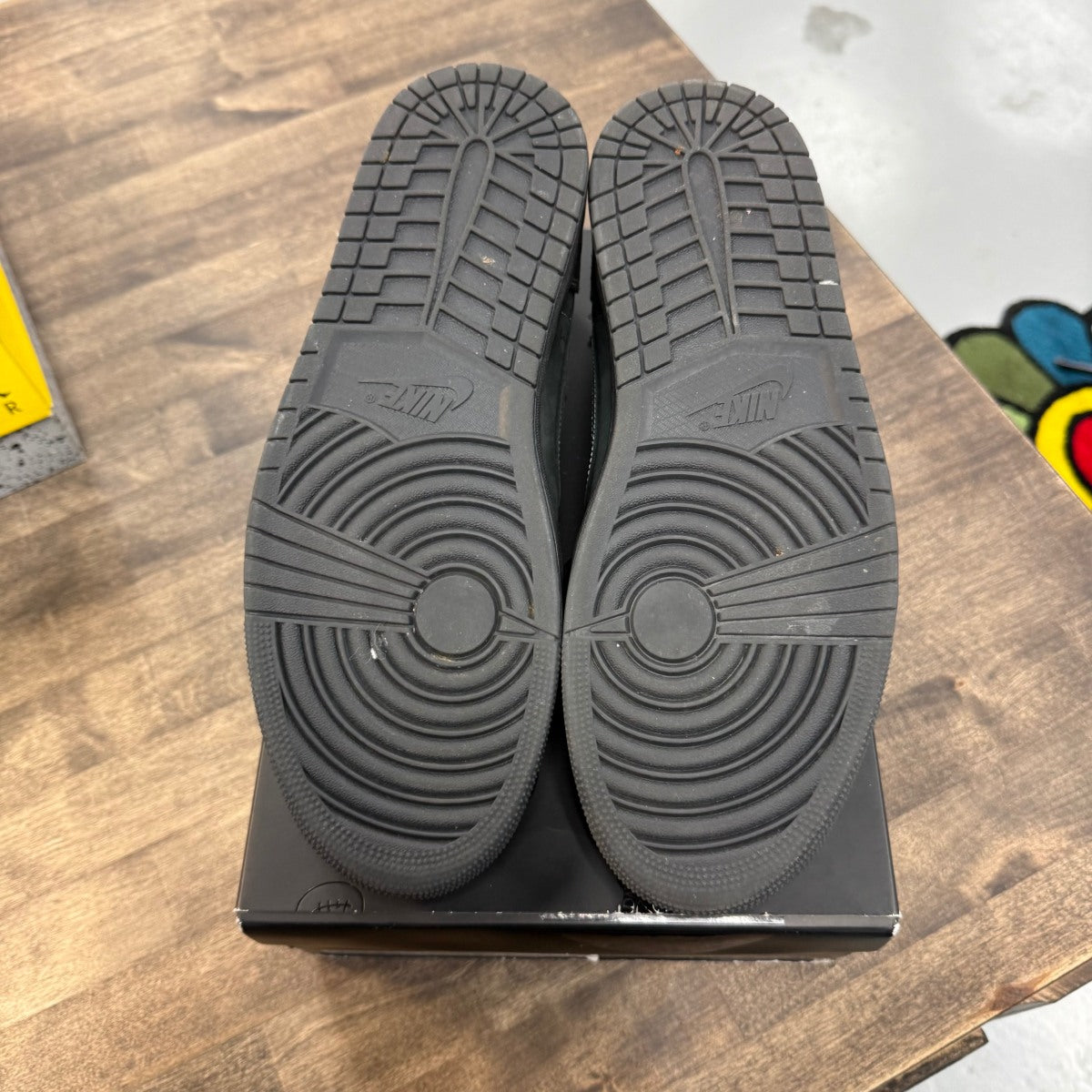 Jordan 1 Retro Low OG SP Travis Scott Black Phantom Size 13 (Moderately Worn Pre-Owned)