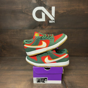 Nike SB Dunk Low Pro PRM Seattle Supersonics Size 6.5 (Pre-Owned)