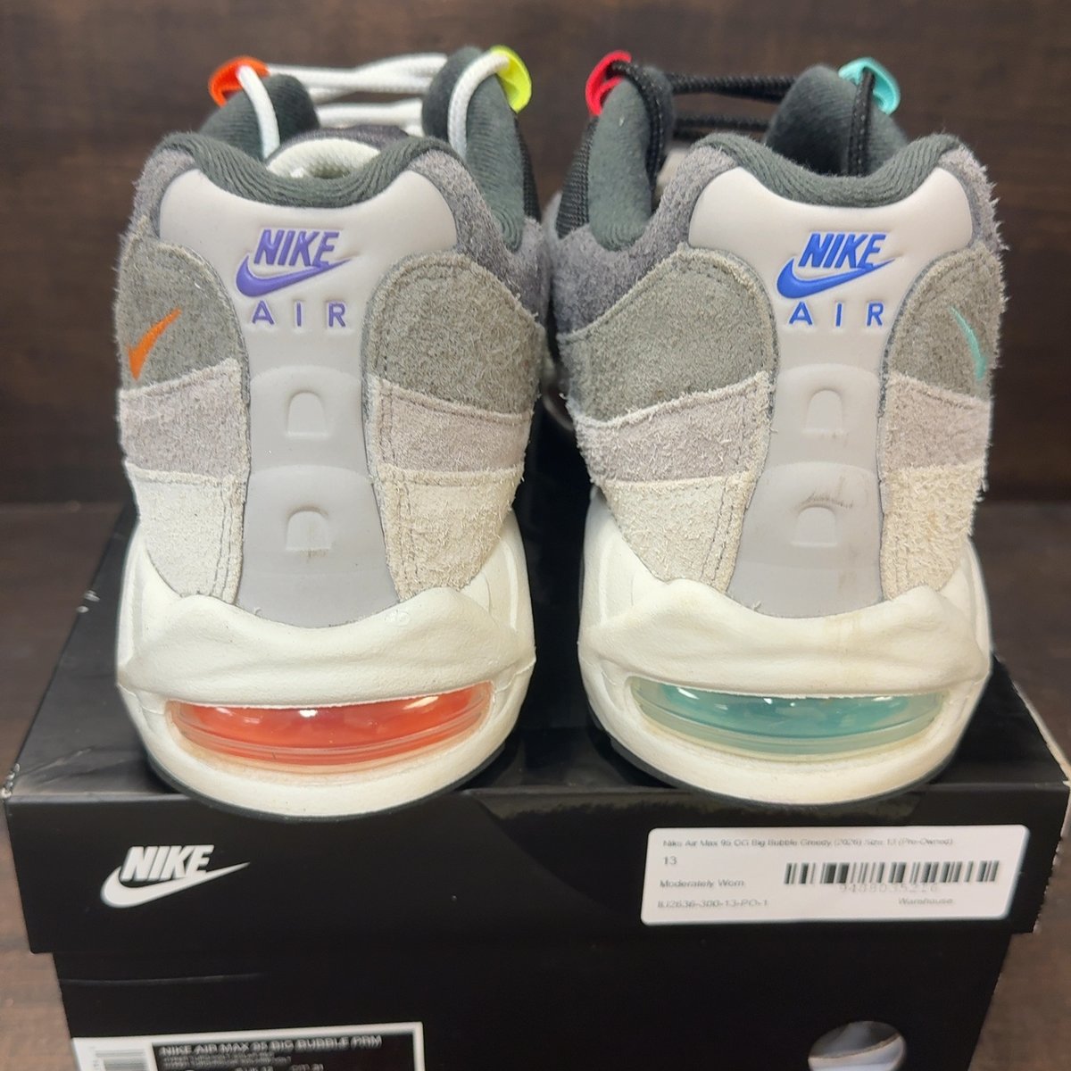 Nike Air Max 95 OG Big Bubble Greedy (2026) Size 13 (Pre-Owned) - aux