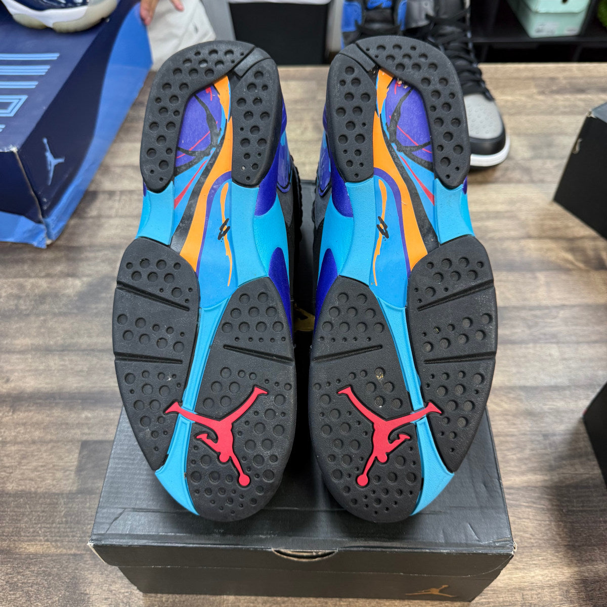 Jordan 8 Retro Aqua (2015) Size 13 (Pre-Owned) - Image 5