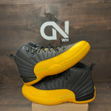 Jordan 12 Retro Black University Gold Size 12 (Pre-Owned) - Image 1