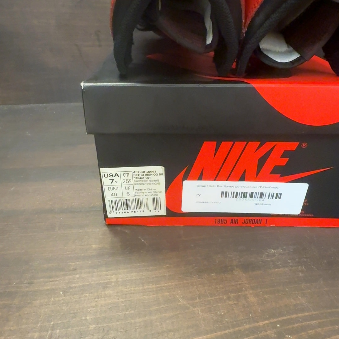 Jordan 1 Retro Bred Banned (2016) (GS) - Image 8