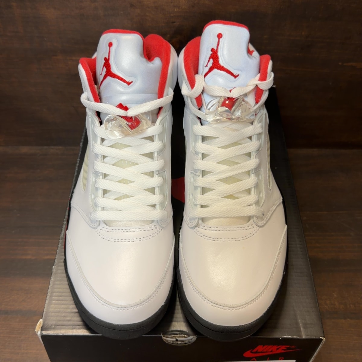 Jordan 5 Retro Fire Red Silver Tongue (2020) - Image 3