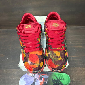 Nike SB Dunk Low The Wizard of Oz Poppy Field Size 5.5 - back