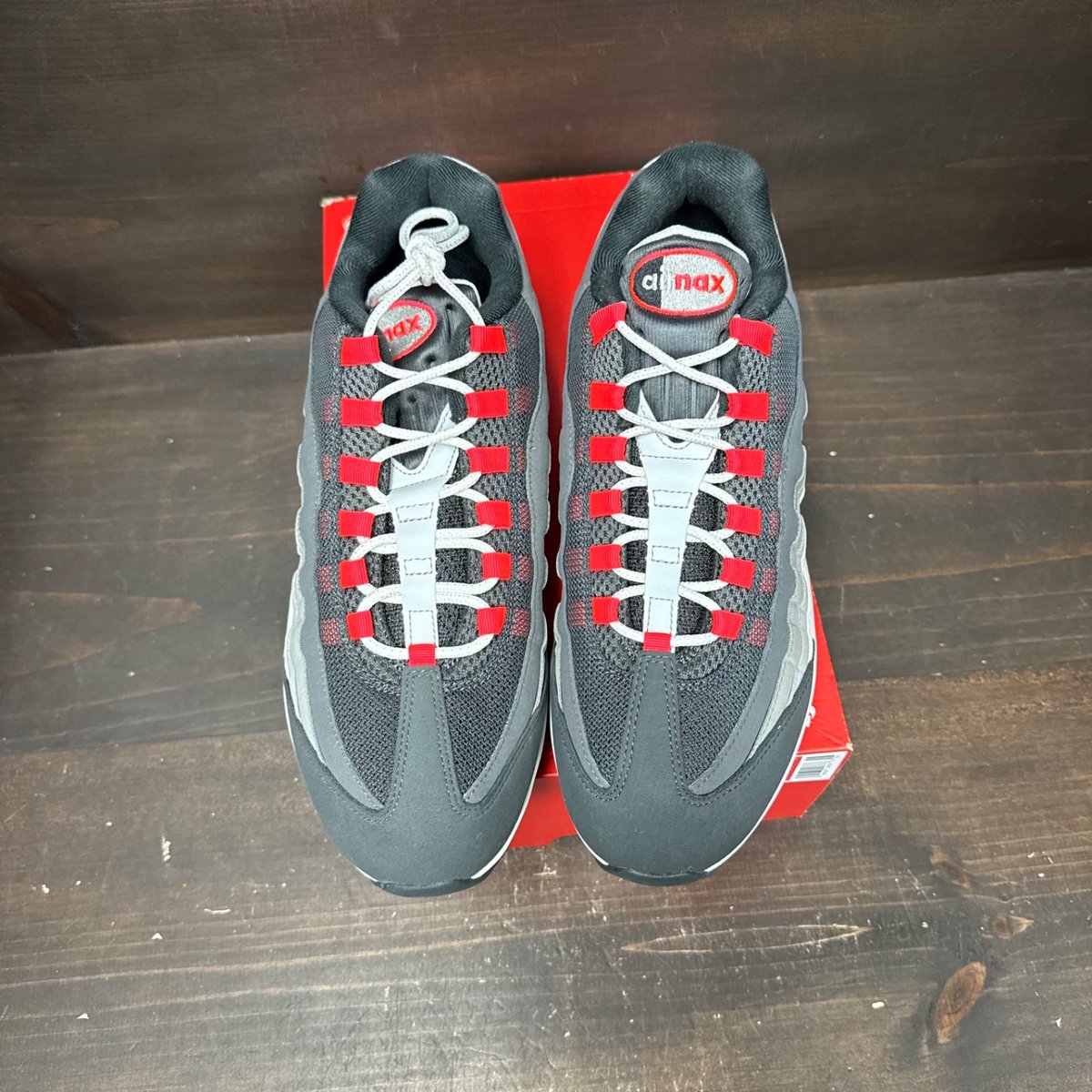 Nike Air Max 95 OG Big Bubble Reverse Solar Red Size 12 - back