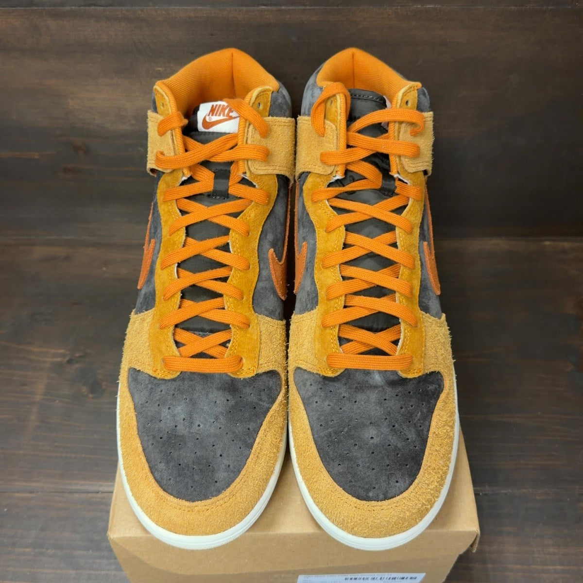 Nike Dunk High PRM Dark Russet Size 14 - Image 3