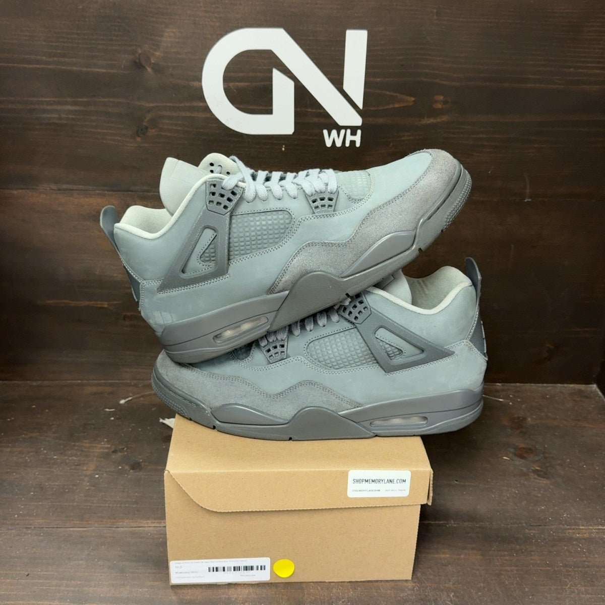Jordan 4 Retro SE Paris Olympics Wet Cement Size 12.5 (Pre-Owned) - Image 1