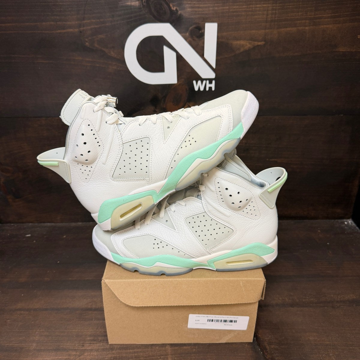 Jordan 6 Retro Mint Foam (Women's) Size 9.5W (Pre-Owned) - Image 1