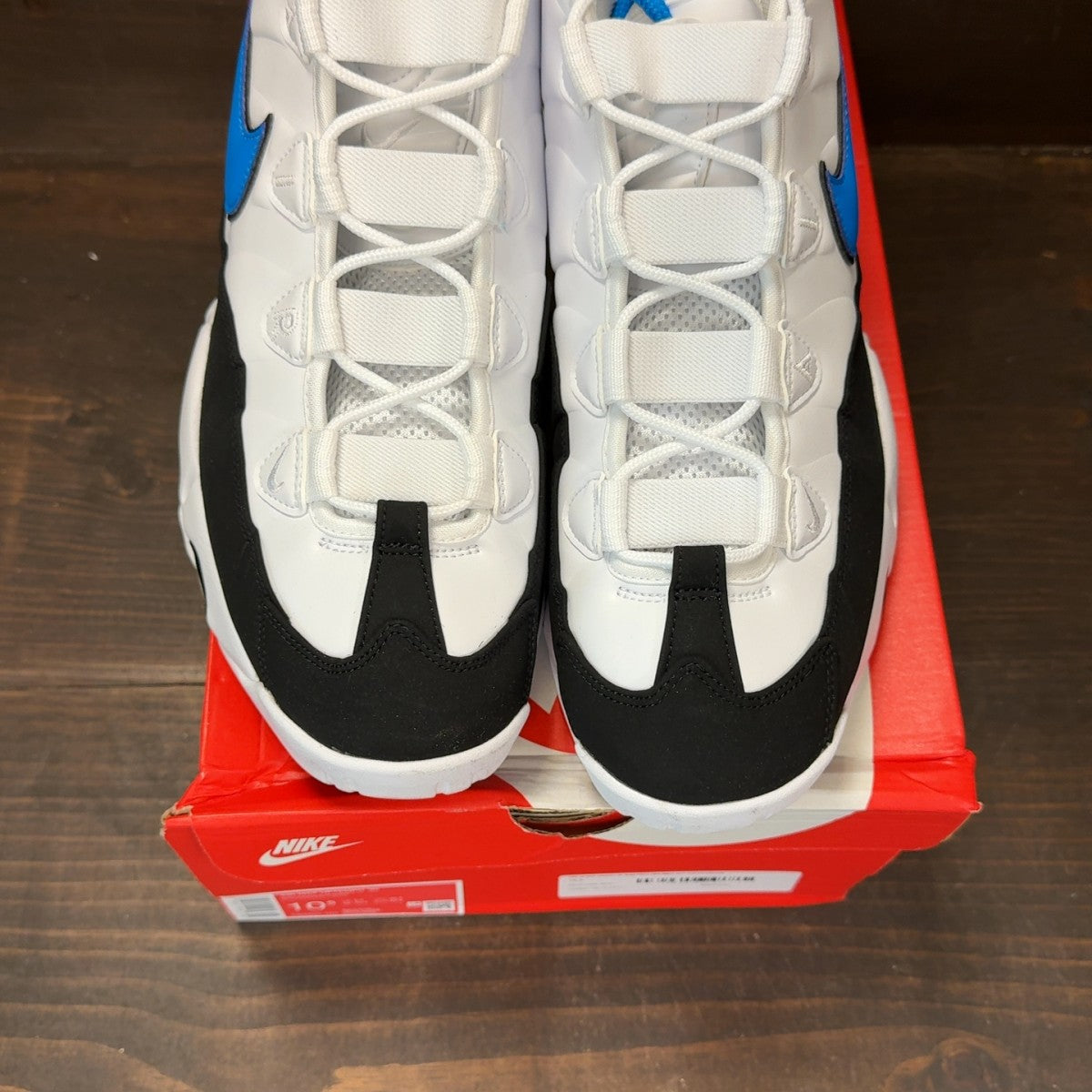 Nike Air Max Uptempo 95 White Photo Blue Black - Image 3