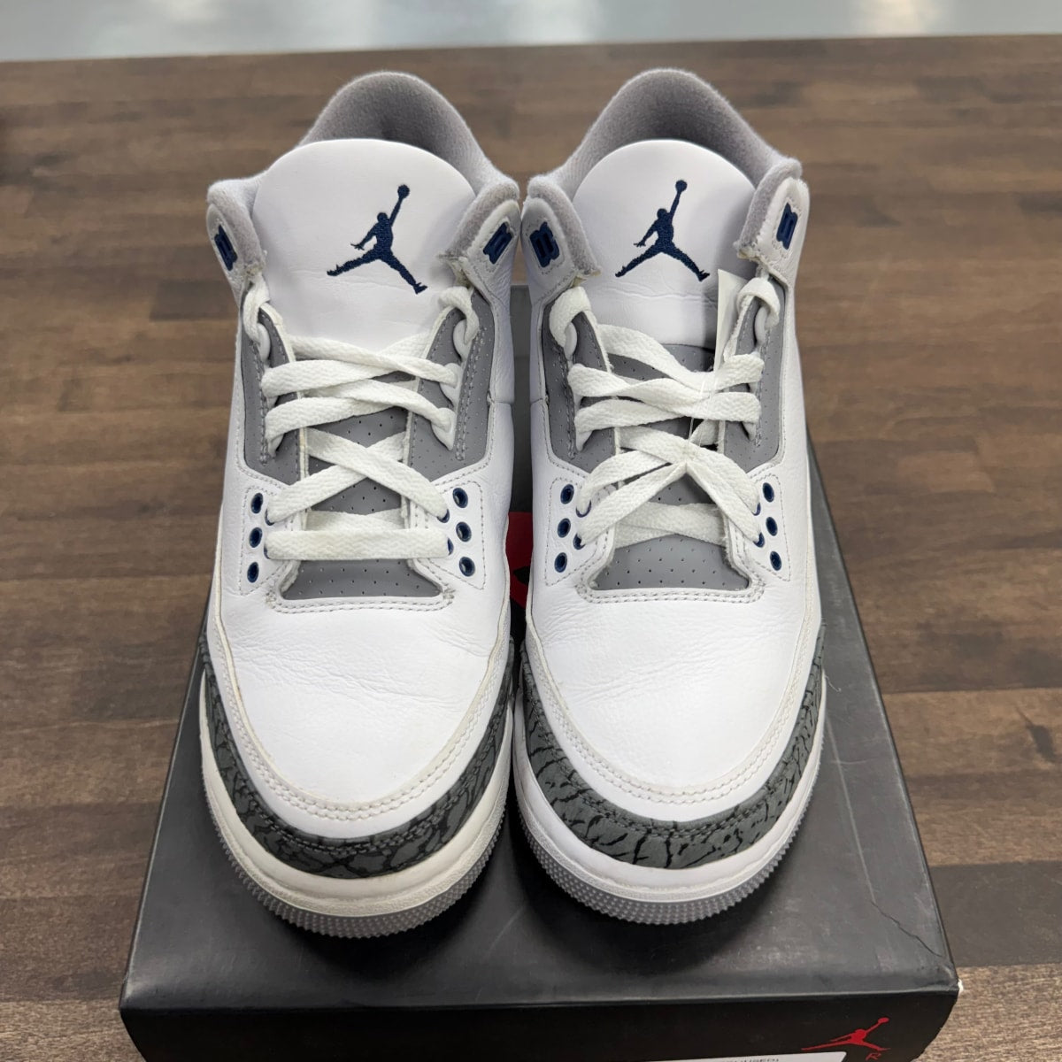 Jordan 3 Retro Midnight Navy (GS) - Image 3