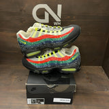 Nike Air Max 95 OG Big Bubble Neon Paisley Bandana Size 15 (Pre-Owned) - front