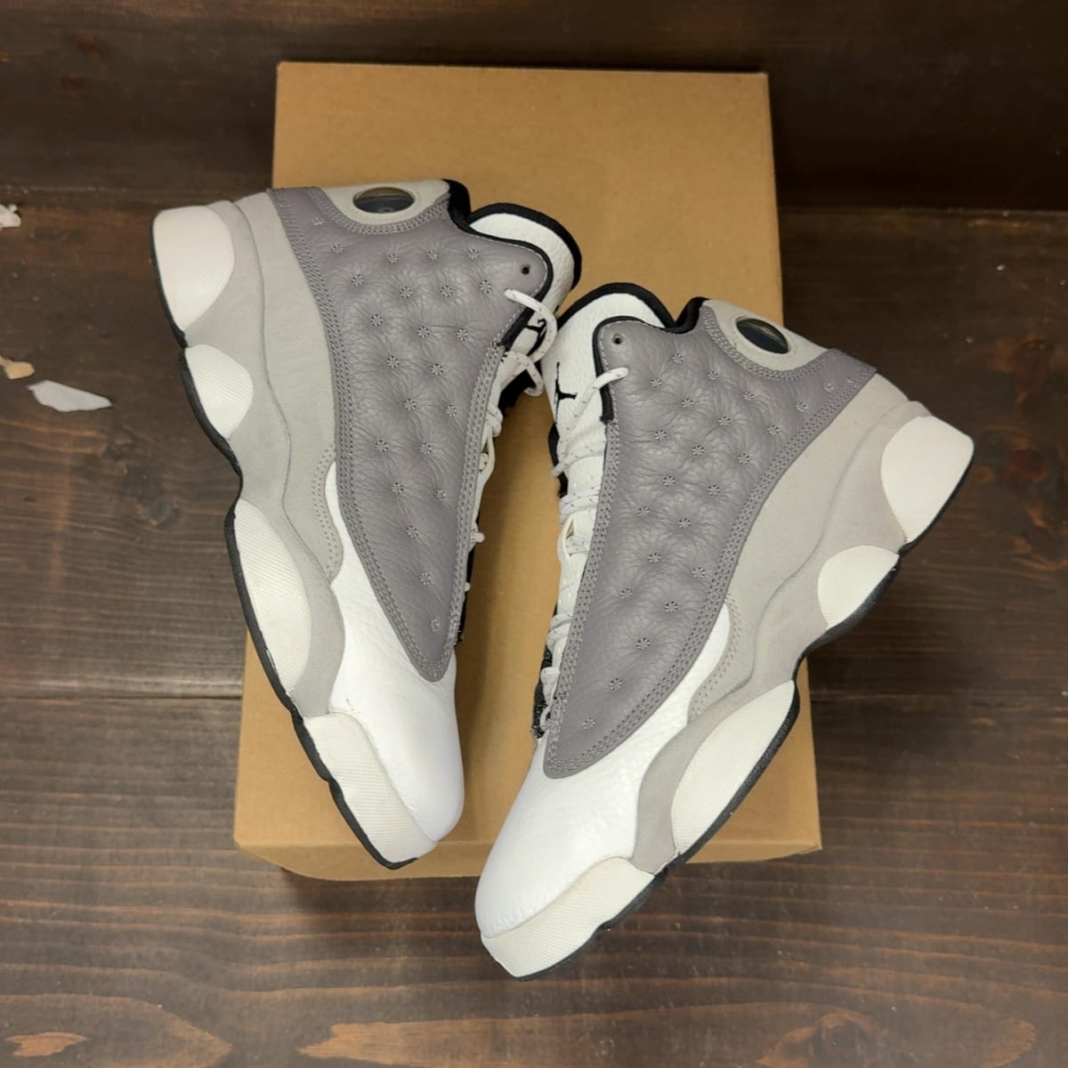 Jordan 13 Retro Atmosphere Grey (GS) Size 7Y (Pre-Owned) - back
