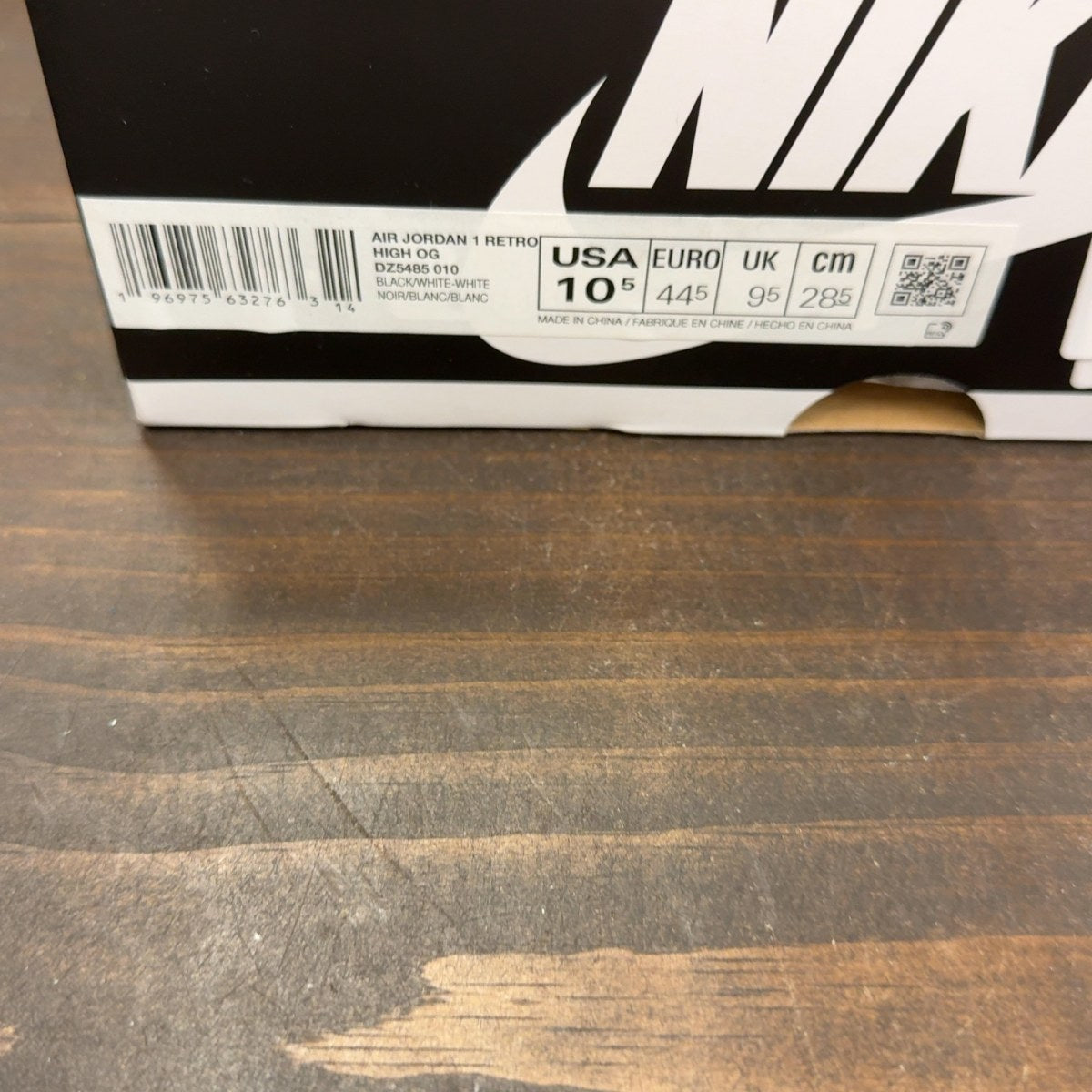 Jordan 1 Retro High OG Black White - Image 9