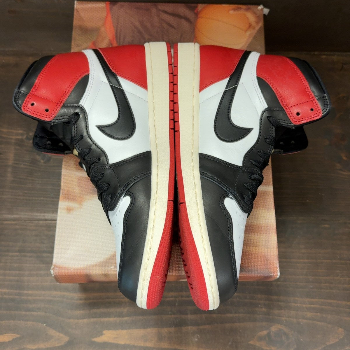 Jordan 1 Retro High OG Black Toe Reimagined - Image 4