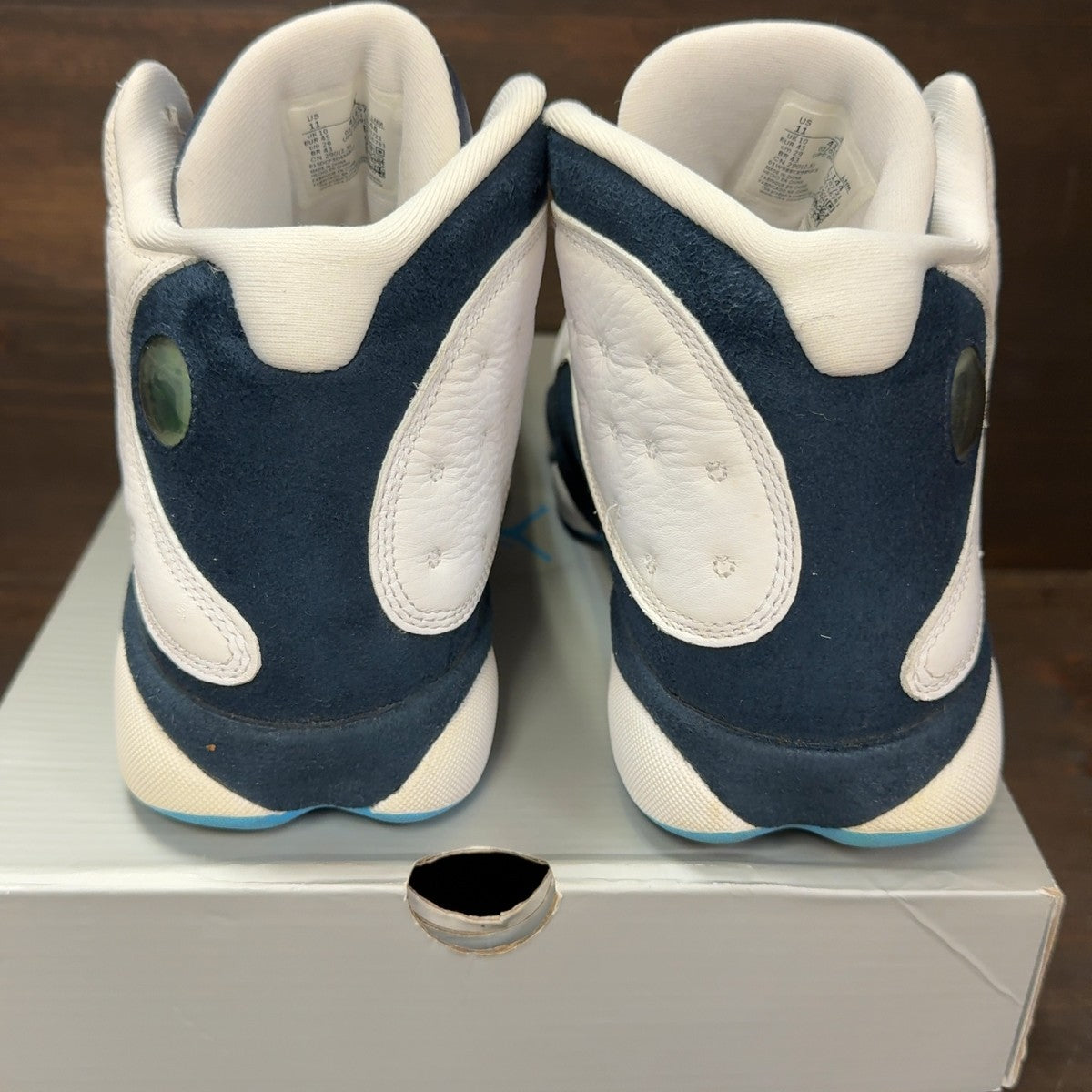 Jordan 13 Retro Obsidian Powder Blue White - Image 5